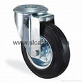 100mm rubber small wheels for carts