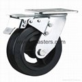 Cast Iron Cart Caster Wheel with stopper 1