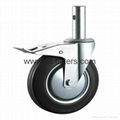 Scaffolding caster adjustable locking caster wheels 1