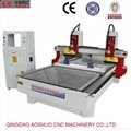 Boards acrylic wood PVC Leather multi head cnc router wood 1