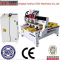 4 Axis CNC Wood Router/Engraving Machine