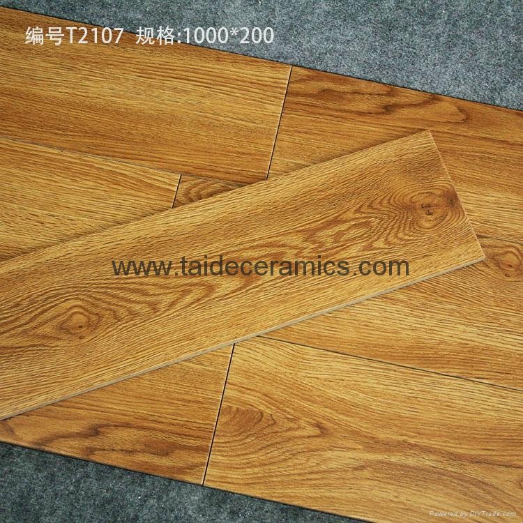 Hot Sell Rustic Wooden Tiles Full Polished Tiles Flooring Tiles 100*20cm 4