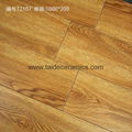Hot Sell Rustic Wooden Tiles Full Polished Tiles Flooring Tiles 100*20cm 2