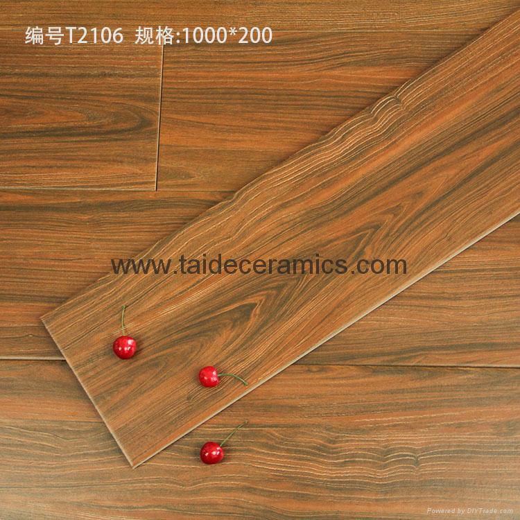 Ceramics Wooden Tiles Rustic Tiles Flooring Tiles  1000*200mm 4