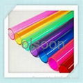 Colored  acrylic  rods