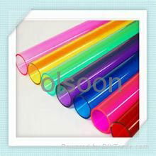 Colored  acrylic  rods