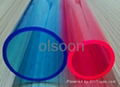 Colored  acrylic  tube