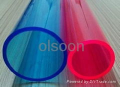 Colored  acrylic  tube