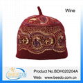 100% wool fashion islamic muslim prayer hat 5