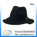 Vintage male black floppy fedora hat uk