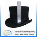 2015 hot selling high quality wool felt men mini top hats wholesale 3