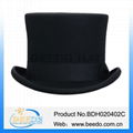 2015 hot selling high quality wool felt men mini top hats wholesale 5