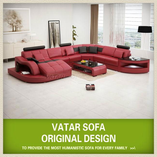 modern European style leather sofa 2