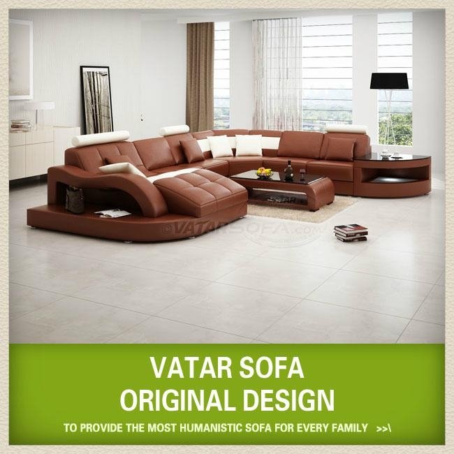 modern European style leather sofa 4