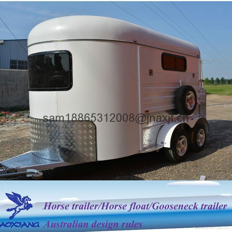 china straight load horse trailer float with australia standard