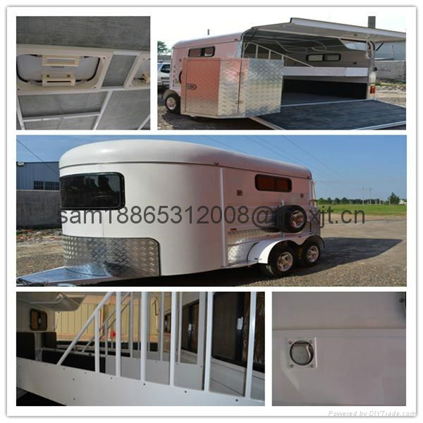 china straight load horse trailer float with australia standard 2