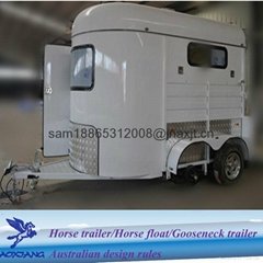 manufacturer of 2 horse angle load horse trailer