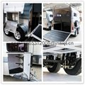 Safety and Durability semi horse camping floats trailer 3