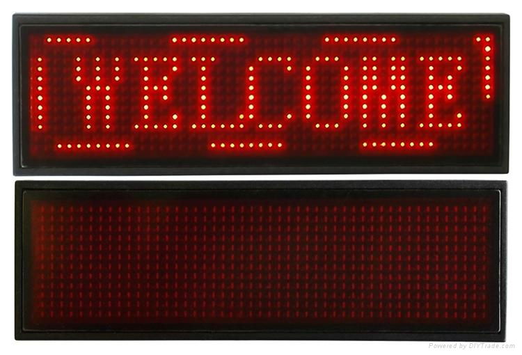 Programmable LED Name Badge HD-NT48R 2