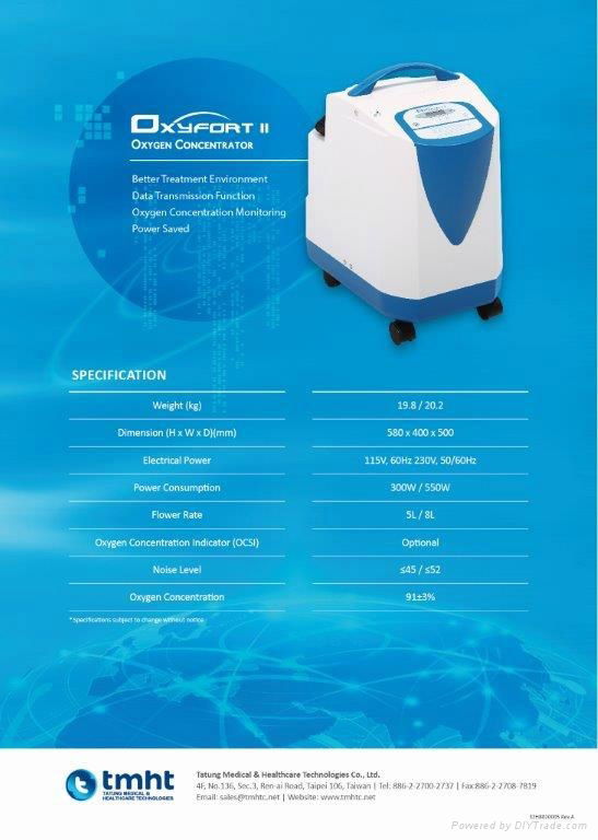 OxyFortII Oxygen Concentrator 2