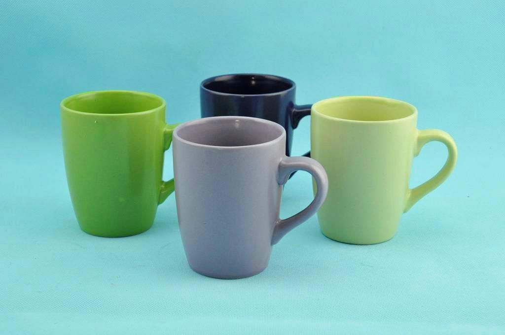 10OZ pure glaze ceramic mugs