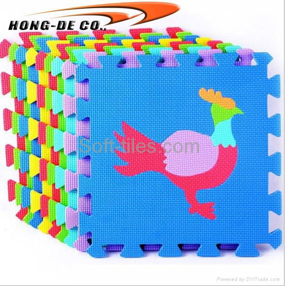 High Quality Alphabet mat number mat animals mat 5