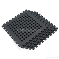 BLACK 60*60cm holes foam eva square rubber interlocking jigsaw Outdoor Jigsaw ma 2