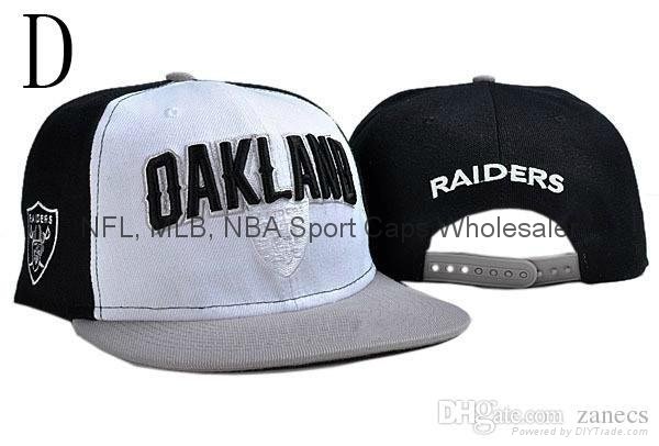 USA NFL National Football Cap Raiders Snapback Adjustable Soccer Hat