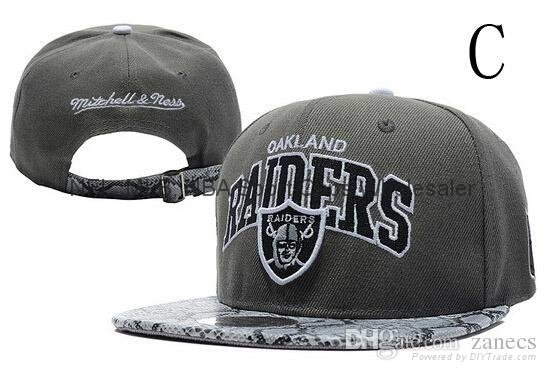 USA NFL National Football Cap Raiders Snapback Adjustable Soccer Hat 3
