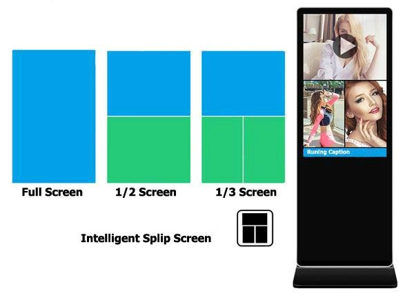 Infrared touch standing display player 4
