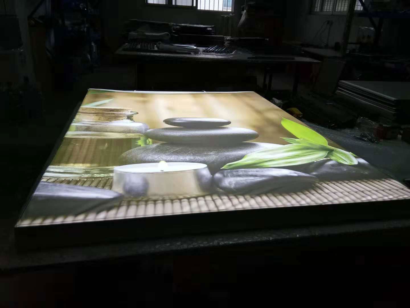 50mm Thin Fabric LED slim light box 2