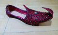 Unisex Handmade Leather Khussa Bridal Wedding Shoes