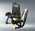 leg extension pin loaded strength training machine