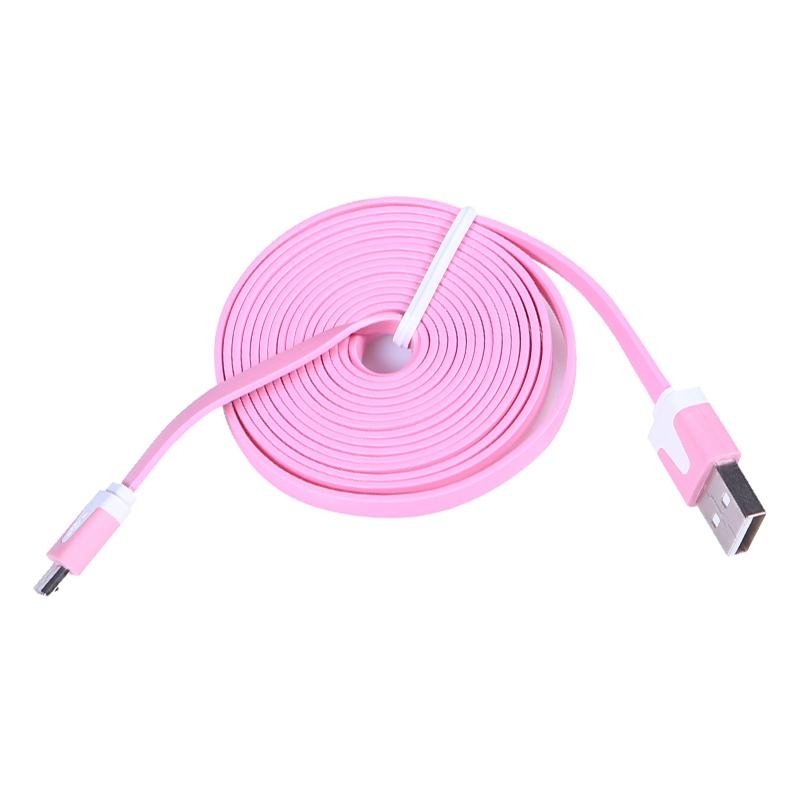 2015 Colorful Flat USB Cable For Mobile Phone 3