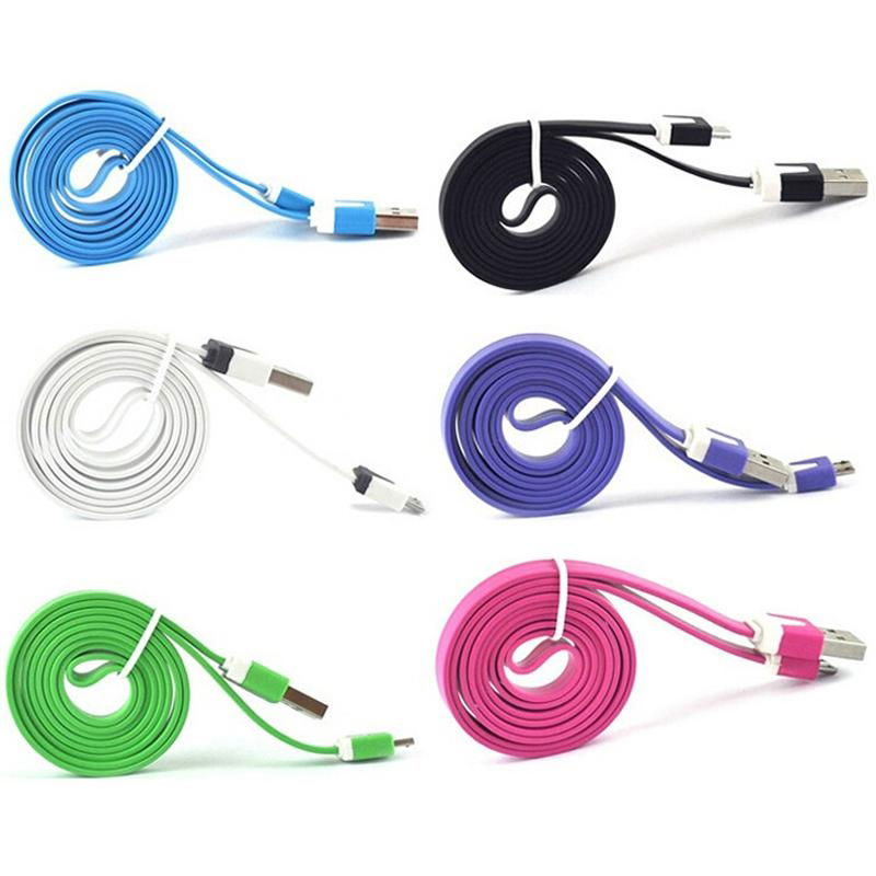 2015 Colorful Flat USB Cable For Mobile Phone SPD42 slw (China