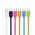 colorful micro 5pin usb cable for android phone 2