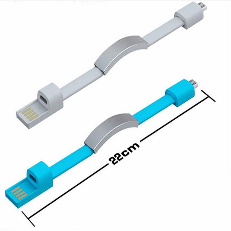 Colorful USB cable New Design Bracelet Data Cable with Charging and Sync 4