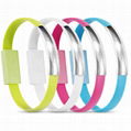 Colorful USB cable New Design Bracelet Data Cable with Charging and Sync 3