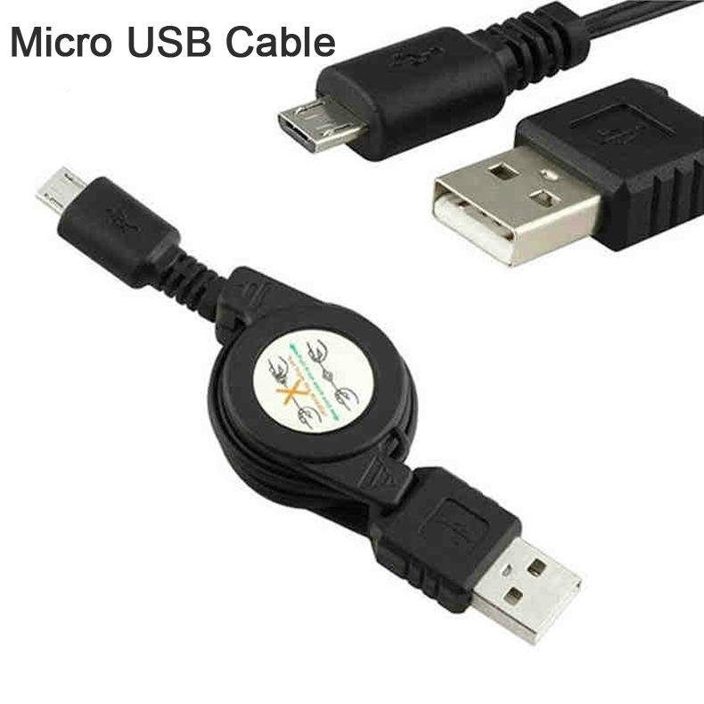 Top quality smart phones generic retractable micro USB cable 2