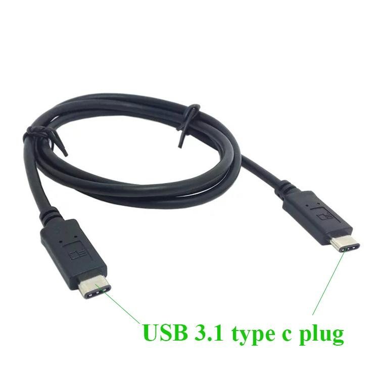 Fast speed USB 3.1 Type-C male to Type-C male cable 5