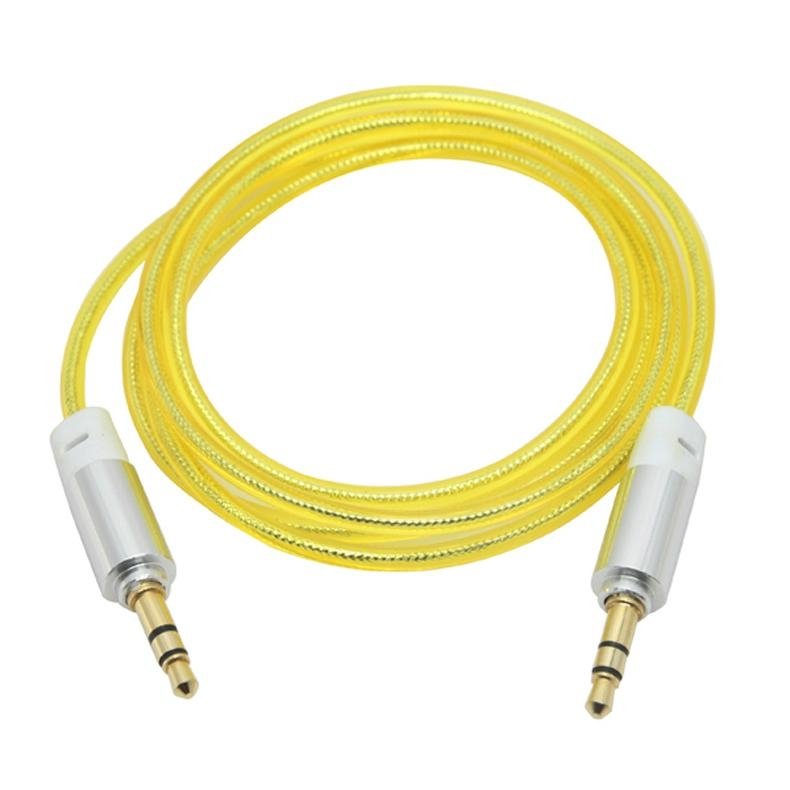 Best seller promotional stereo car 3.5mm audio aux cable 5