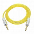 Best seller promotional stereo car 3.5mm audio aux cable 5