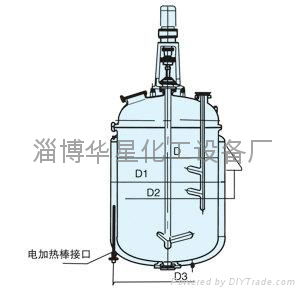 電加熱攪拌容器 2