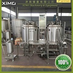 SUS 304 industrial beer brewery equipment,beer plant used micro brewing equipmen