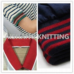 rib knit fabric for cuffs