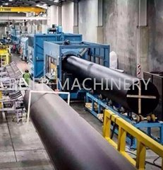 Water/Gas supply/HDPE pipe extrusion line (plastic pipe machine)