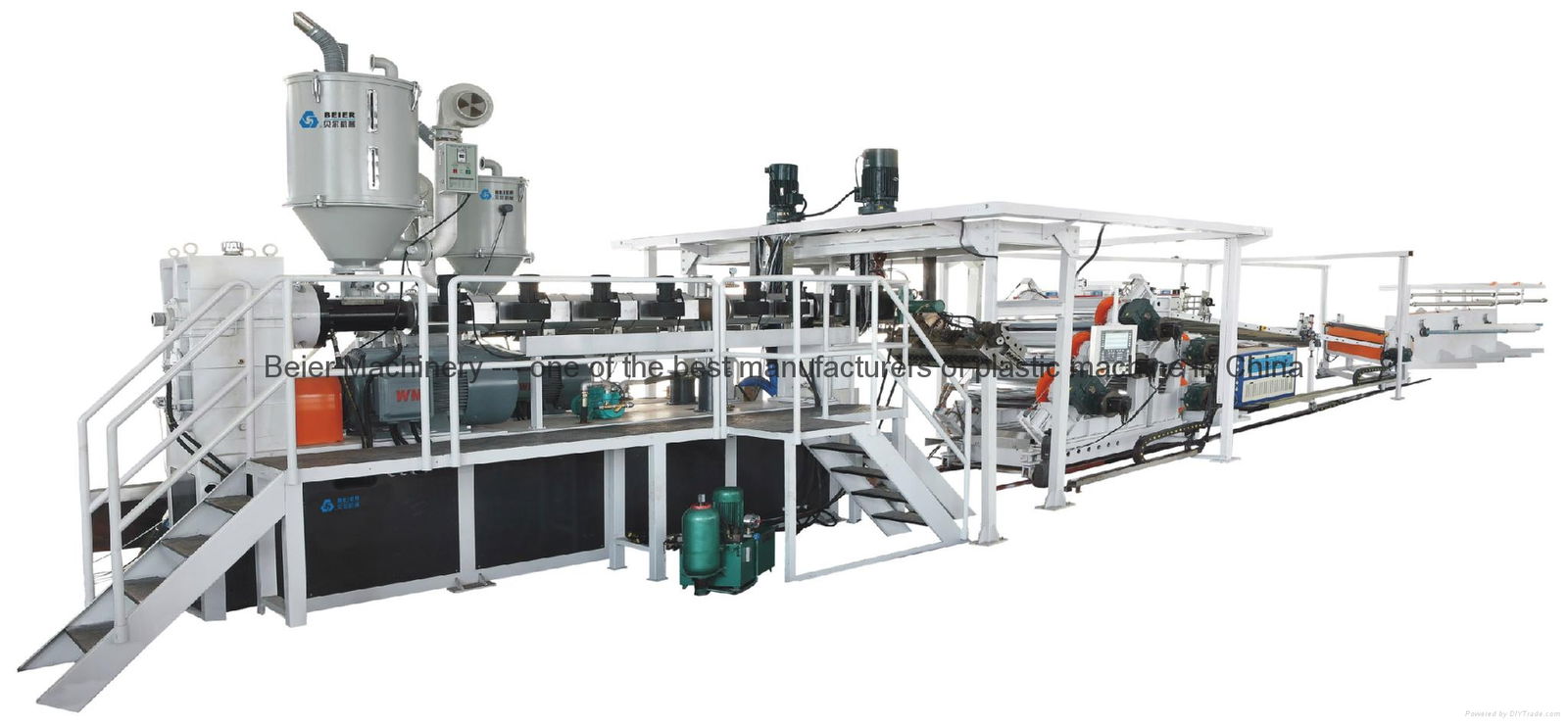 Plastic Sheet(PE/PP/PS/ABS) Extrusion Line (plastic sheet machinery)