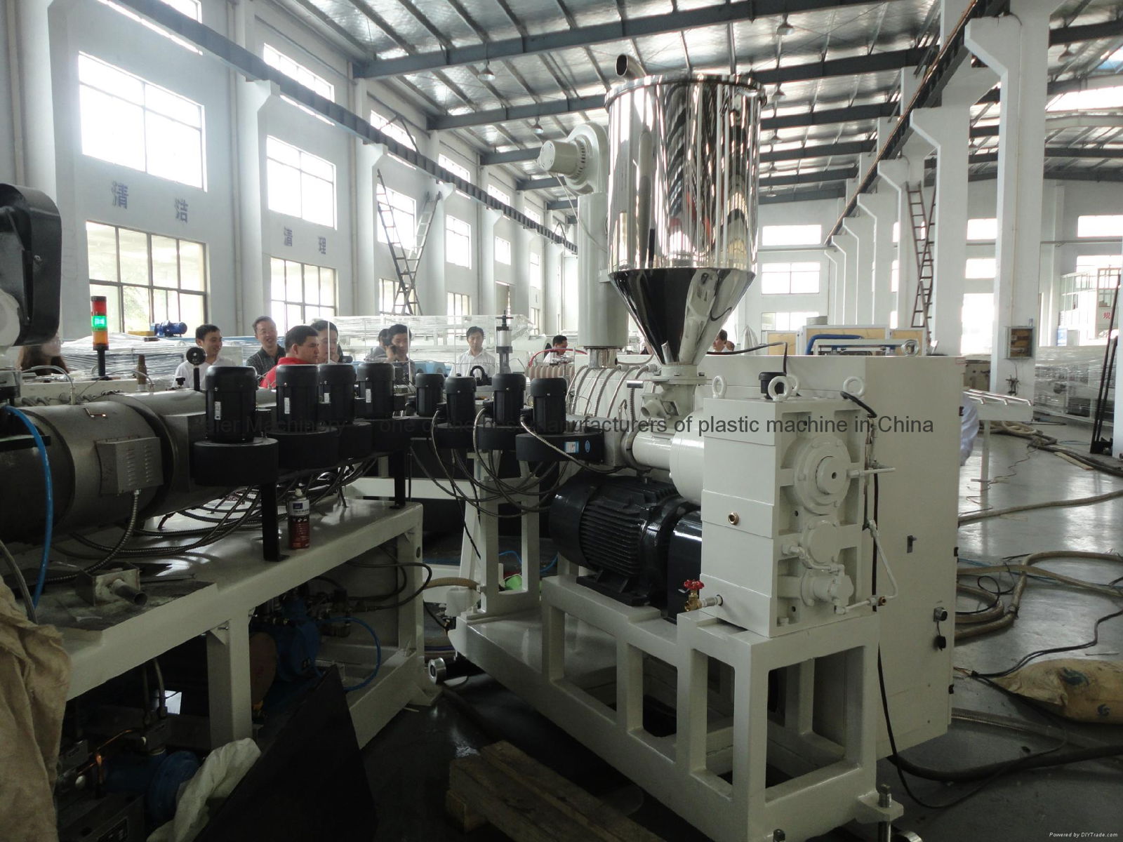 PVC corrugated roof tile production machine（plastic roof tile machine） 2