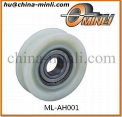 H Shape Plastic Nylon Roller Bearing for elevator door