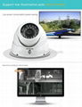 1.3MP 960P waterproof 30m IR distance day&night surveillance AHD Dome Camera 2